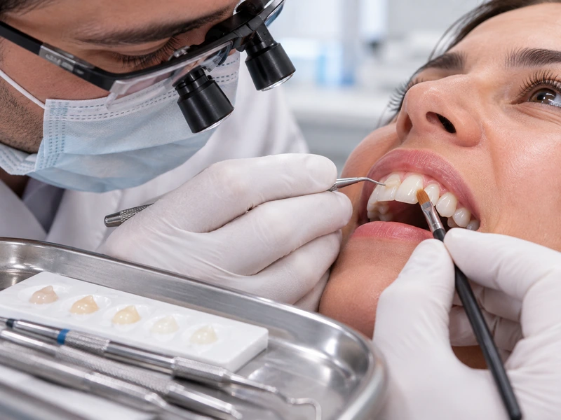 Composite Bonding at SR Multispeciality Dental Clinic, Gajularamaram