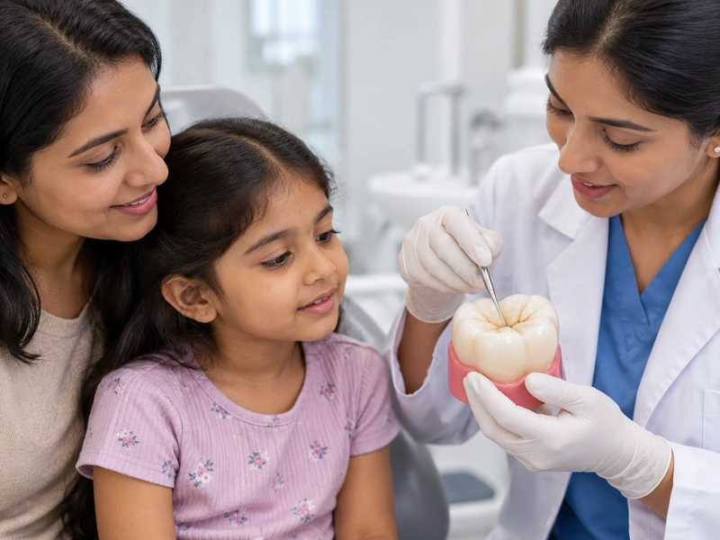 Fluoride & Sealants at SR Multispeciality Dental Clinic, Gajularamaram