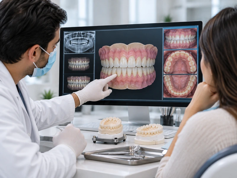 Full Mouth Rehabilitation at SR Multispeciality Dental Clinic, Gajularamaram