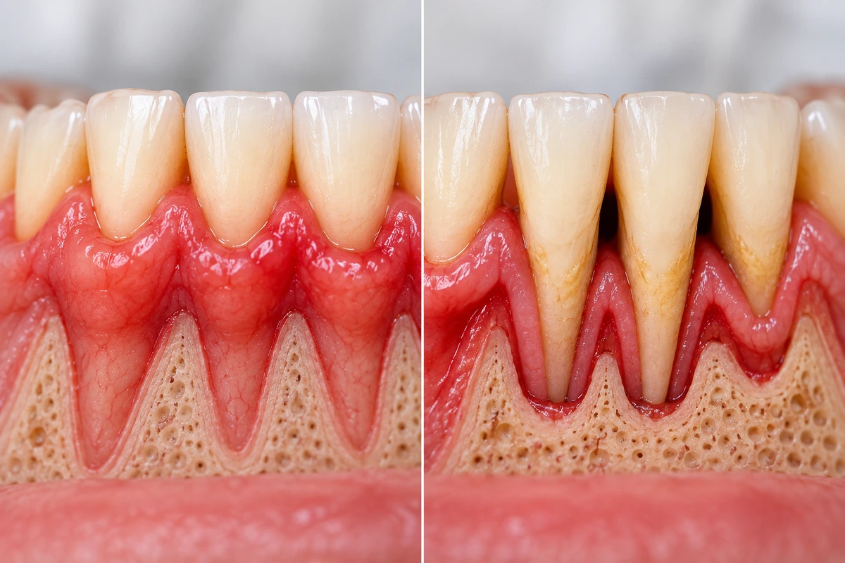 Gum Disease Treatment at SR Multispeciality Dental Clinic, Gajularamaram