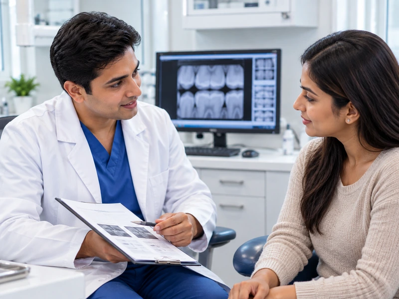 Routine Check-up & X-ray at SR Multispeciality Dental Clinic, Gajularamaram