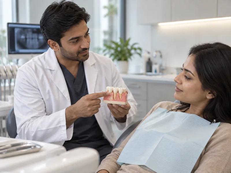 Tooth Sensitivity Treatment at SR Multispeciality Dental Clinic, Gajularamaram